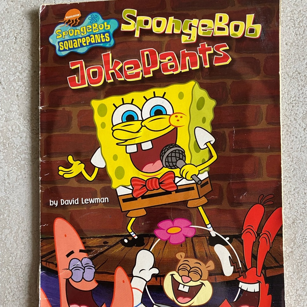 Vintage SpongeBob SquarePants “SpongeBob JokePants” Joke Book by David Lewman